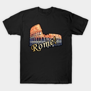 Rome Roman Colosseum Vintage Travel Romans T-Shirt